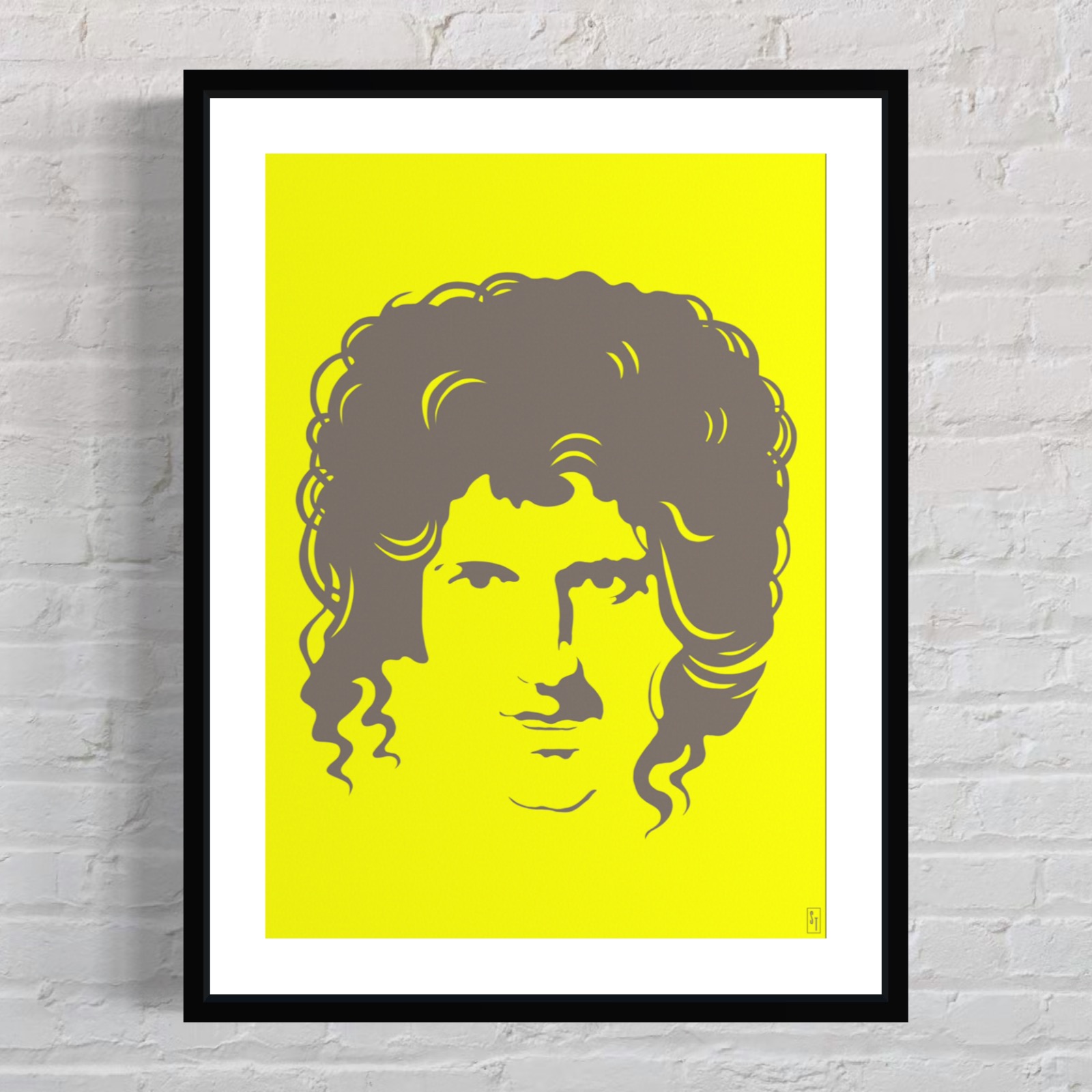 Brian may musik plakater til stuen. Taget ud af coveret fra Hot space! Brian may musik plakater til stuen. Taget ud af coveret fra Hot space!